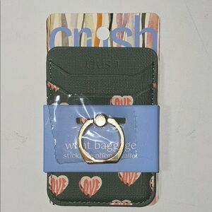 ID and card wallet sticker for phone